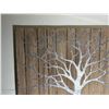 Image 3 : Wooden Wall Hanging w/ Tree of Life Motif 47" x 31"