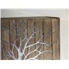 Image 4 : Wooden Wall Hanging w/ Tree of Life Motif 47" x 31"