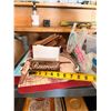 Image 13 : Contents of Cart: Candles, Signs, Trays, Bells, Wooden Reserved Signs, etc Misc Sizes (cart not incl