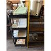 Image 16 : Qty 3 Shelving Units Misc Sizes & Contents: Baskets, Anvil Bucket Fermenter, Cards, Paper Rolls, etc