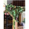 Image 3 : Wooden Arbor 52" x 24" x 87"H w/ Cheers Sign, Light, Artificial Ivy & Grapes