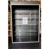 Image 1 : Wooden Cabinet w/ 5 Adjustable Glass Shelves 48" x 18" x 72"H