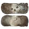 Image 1 : Ancient India: Archaic silver punch-marked 'bent bar' coin (Shatamana), 11.15g.