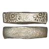 Image 1 : Ancient India: Archaic base silver punch-marked 'bent bar' coin (Shatamana), 10.21g.