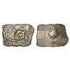 Image 1 : Ancient India: Archaic silver punch-marked coin - 'Narhan hoard', 7.12g.