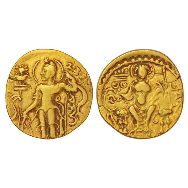 Ancient India: Gupta Empire - gold dinar of Chandragupta I (c.319-343 AD), 7.87g