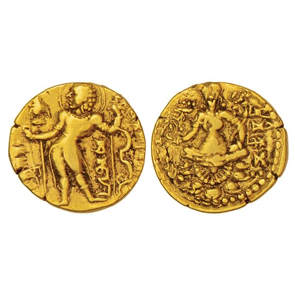 Ancient India: Gupta Empire - gold dinar of Chandragupta II (c.375-415 AD), 7.89g.