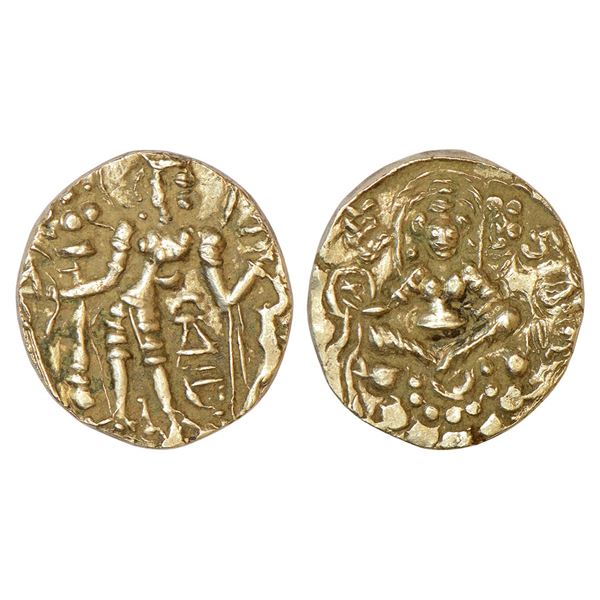 Ancient India: Gupta Empire - gold dinara of Vishnugupta Chandraditya, 9.50g