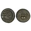 Image 1 : Ancient India: Vishnukundin dynasty of Vengi, uninscribed alloyed copper coin, 5.69g