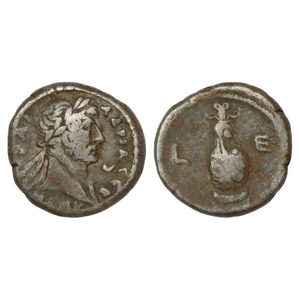 Ancient World: Egypt, Alexandria - Roman provincial coin of Hadrian, 12.48g