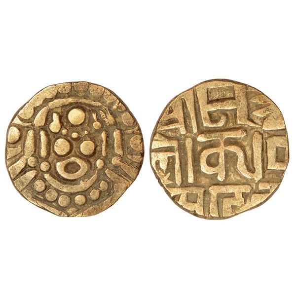Medieval India: Chandellas of Jejakabhukti, base gold 4½ masha, 4.12g