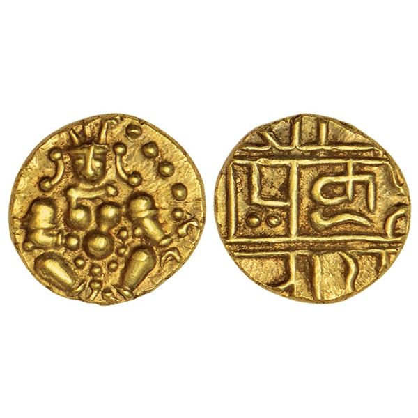 Medieval India: Vijayanagar Kingdom, Tuluva dynasty, gold pagoda, 3.31g