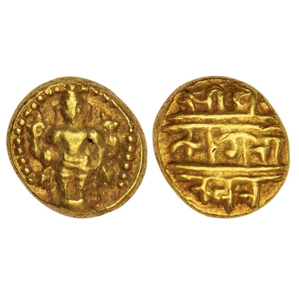 Medieval India: Vijayanagar Kingdom, Aravidu dynasty, gold pagoda, 3.42g