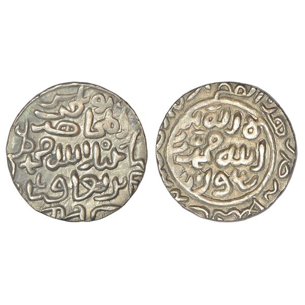 Sultans of Delhi: Sultans of Delhi (issued in Bengal), silver tanka, 11.02g