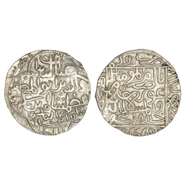 Sultans of Bengal: Silver tanka of Ghiyath al-Din 'Azam Shah (1389-1410 AD), 10.78g
