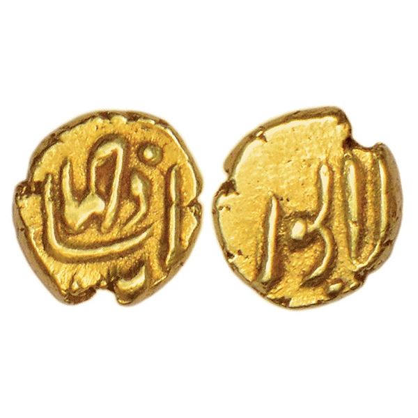 Mughals: Jahandar Shah (1712-1713 AD), gold fanam, Balapur mint