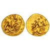 Image 1 : Mughals: Alamgir II (1754-1759 AD), gold ½ fanam, Siddhaut mint