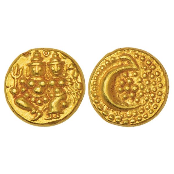 Independent Kingdoms: Mysore, Haidar Ali (1761-1782 AD), gold pagoda, KM 15, 3.43g.
