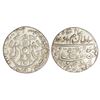 Image 1 : Princely States: Awadh, Wajid Ali Shah (1847-1856 AD), silver rupee, Lakhnau mint