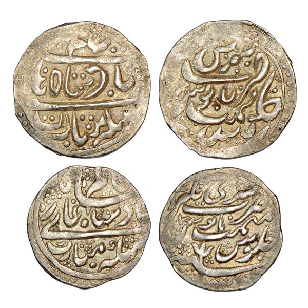 Princely States: Garhwal, Pradip Shah (1717-1772 AD), silver timasha (2), Srinagar mint