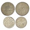 Image 1 : Princely States: Nawanagar, Jam Vibhaji (1852-1894 AD), silver coins (2)