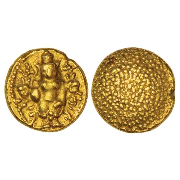 Madras Presidency: Madras mint, early coinage, gold pagoda, ND (1678-1740 AD)