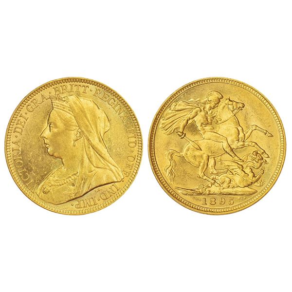 Foreign: Australia, Victoria, gold sovereign, 1895, Melbourne mint