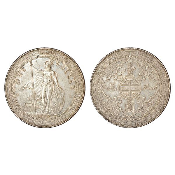 Foreign: Great Britain, trade coinage, silver dollar, 1930, struck at Bombay mint