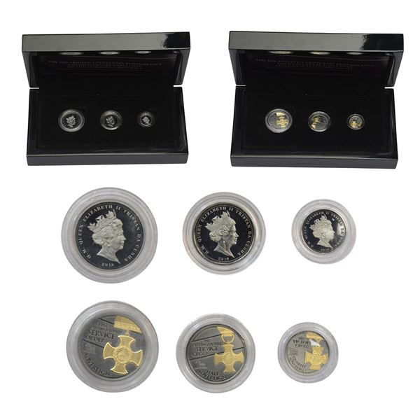 Foreign: Great Britain, Elizabeth II, Proof set of 3 gold coins, 2018