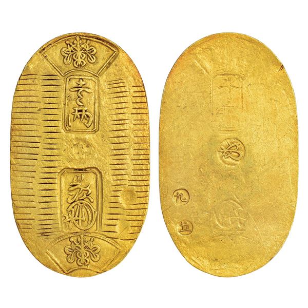 Foreign: Japan, Manen Era, gold koban, ND (1861-1867), Edo (Tokyo) mint