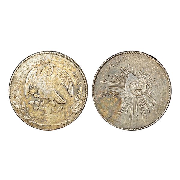 Foreign: Mexico, Federal Republic, silver 8 reales, 1875, 26.95g.