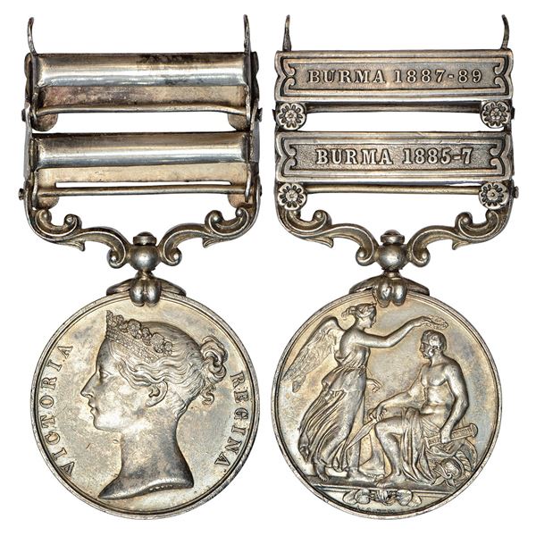 Medals: Victoria, India General Service Medal, silver, MYB 117, 46.81g.