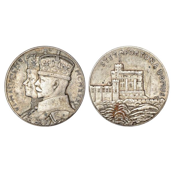 Medals: George V, Silver Jubilee Domus Medal, (1910-1935 AD), 15.78g.