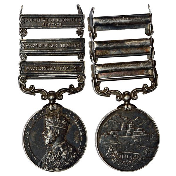 Medals: George V, India General Service Medal, silver, MYB 164, 52.42g