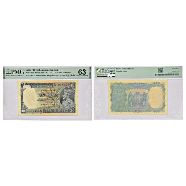 Paper Money: British India, George V, 10 rupees, 3rd issue, ND (1935), signed by J.W.