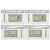 Image 1 : Paper Money: 100 rupees (2 notes), Commemorative issue series, ND (1969)