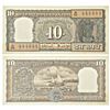 Image 1 : Paper Money: 10 rupees, fancy number note, Boat series, signed by K.R. Puri