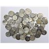 Image 1 : Large Lots: A group of 64 mostly Princely States silver rupee