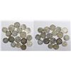 Image 1 : Large Lots: A group of 18 silver rupee