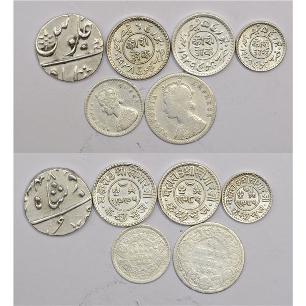 Large Lots: A group of 6 silver coins