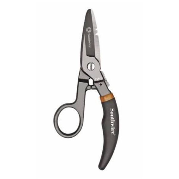 Southwire S5N Professional Diagonal Snips with 19 & 23 AWG Wire Stripping Notches