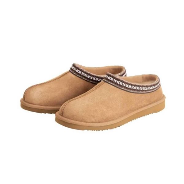 Unisex Shearling-Lined Slippers Mens Size 6 Womens 7