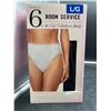 Image 2 : Room Service 6-Pack Hi-Cut Briefs, Size L/G, Multi-Color