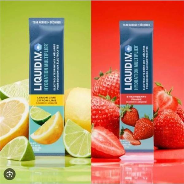 Liquid I.V. Hydration Multiplier Electrolyte Drink Mix, 30 Stick Packets