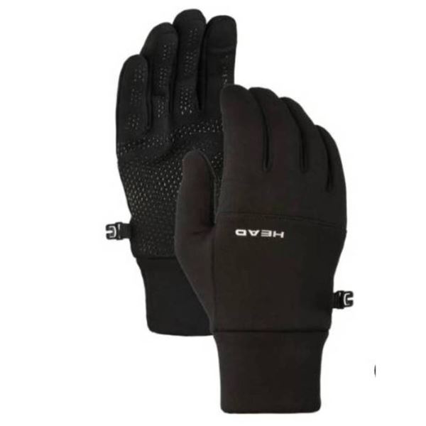 Head UltraFit Touchscreen Gloves with High Grip Silicone Palm, Size Large