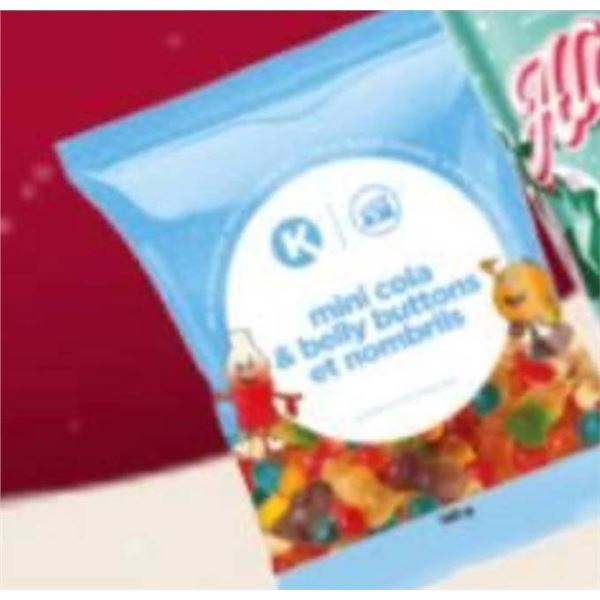 Circle K Mini Cola and Belly Buttons Candy, 140 g, xÂ  12-Pack