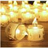 Image 1 : SupBri 24-Pack Mini Flameless Tea Lights, Model STLD, Battery Operated