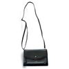 Image 1 : The Sak Black Leather Crossbody Wallet with Adjustable Strap