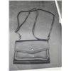 Image 2 : The Sak Black Leather Crossbody Wallet with Adjustable Strap