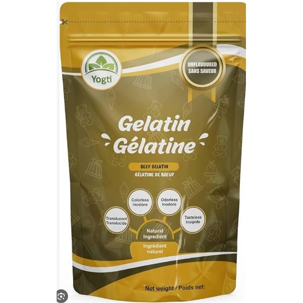 Yogi Beef Gelatin, 1kg, Unflavored, Natural Ingredients